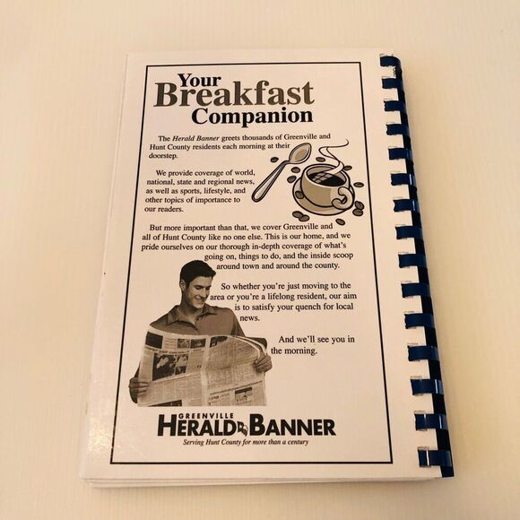 Y2K Vintage Cookbook "Hunt County Cookbook" by Herald Banner The Commerce Journa - Picture 8 of 10